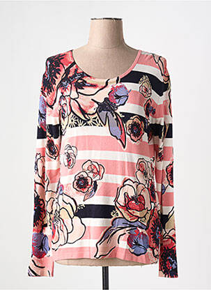 Pull stretch manches longues rose GERRY WEBER femme