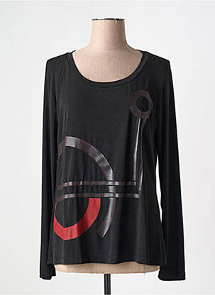 T-shirt manches longues manches longues noir EDAS femme