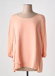 Blouse fermeture boutonnée au dos manches 3/4 orange BETTY BARCLAY femme