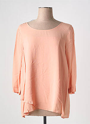 Blouse fermeture boutonnée au dos manches 3/4 orange BETTY BARCLAY femme