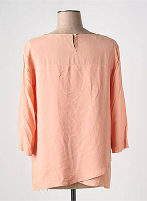 Blouse fermeture boutonnée au dos manches 3/4 orange BETTY BARCLAY femme