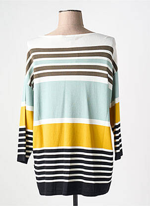 Pull coupe cintrée manches 3/4 jaune GERRY WEBER femme