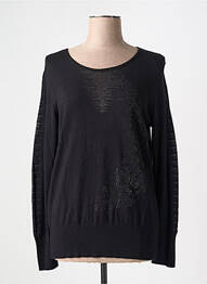 Pull stretch manches longues noir BETTY BARCLAY femme