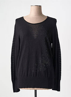 Pull stretch manches longues noir BETTY BARCLAY femme