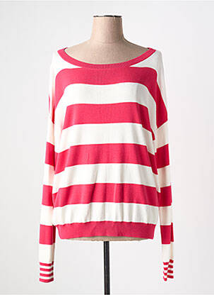 Pull stretch manches longues rose LIU JO femme