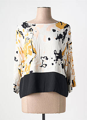 Blouse manches 3/4 manches 3/4 beige COP COPINE femme