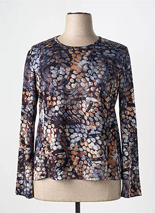 T-shirt manches longues manches longues bleu GEVANA femme