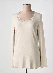 Top beige OUI pour femme seconde vue