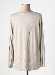 T-shirt beige LE COMTE pour femme seconde vue