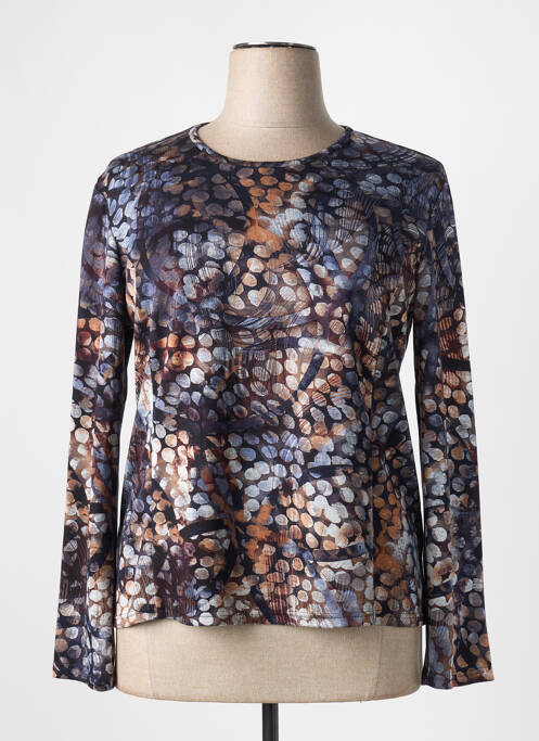 T-shirt manches longues manches longues bleu GEVANA femme