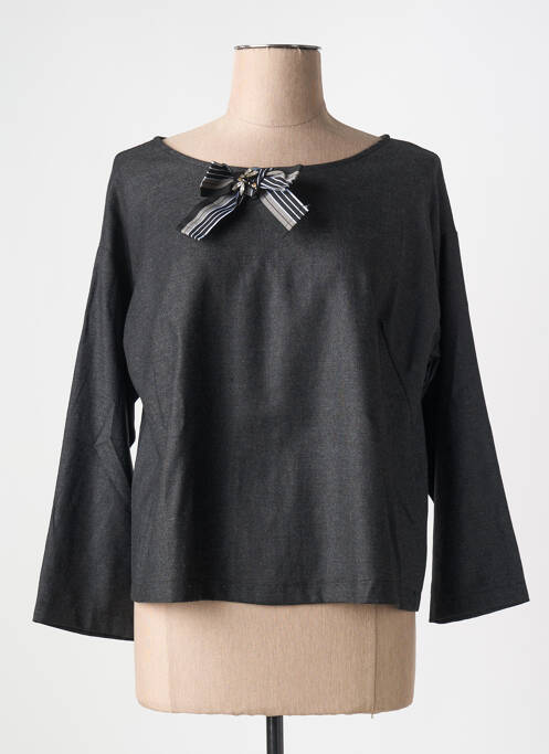 Top gris LA FEE MARABOUTEE pour femme