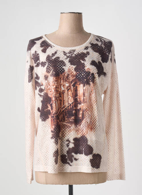 T-shirt beige TAIFUN pour femme