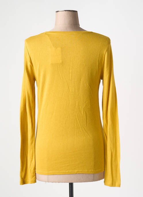 T-shirt jaune MAJESTIC FILATURES pour femme