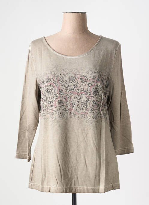 T-shirt marron GERRY WEBER pour femme