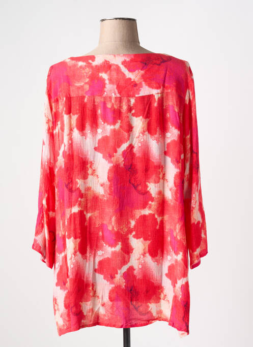 Tunique manches longues rouge AGATHE & LOUISE pour femme