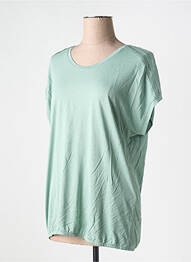 T-shirt stretch manches courtes vert CECIL femme