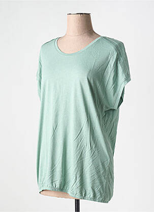 T-shirt stretch manches courtes vert CECIL femme