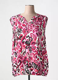 Blouse col v sans manche violet CECIL femme