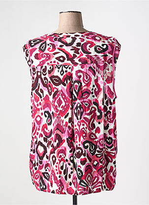 Blouse col v sans manche violet CECIL femme