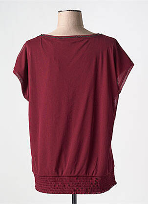 Blouse manches courtes manches courtes rouge S.OLIVER femme