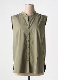 Chemisier coupe droite sans manche vert BETTY BARCLAY femme