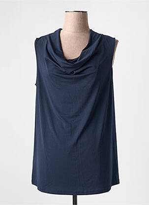 Top stretch sans manche bleu BETTY BARCLAY femme