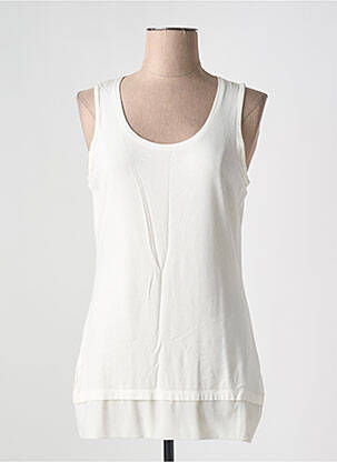 Débardeur stretch sans manche beige BETTY BARCLAY femme
