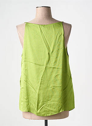 Top coupe fluide fines bretelles vert SURKANA femme