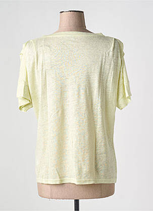 T-shirt coupe droite manches courtes vert KANOPE femme