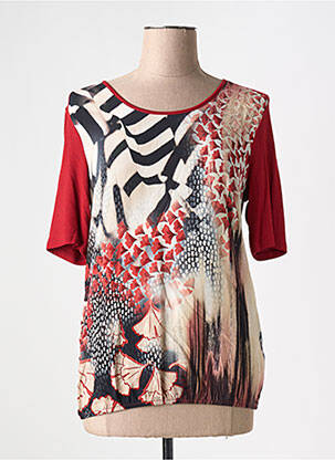 T-shirt imprimé fantaisie manches courtes rouge GERRY WEBER femme
