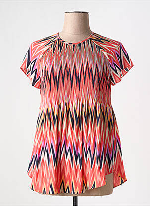 Top coupe fluide manches courtes orange BETTY BARCLAY femme