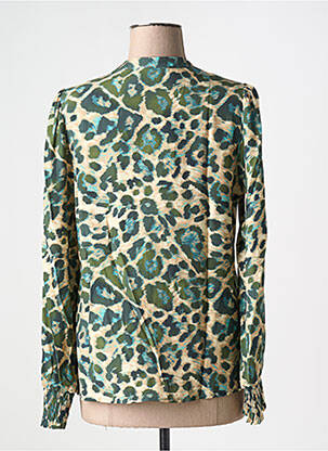 Blouse manches longues manches longues vert SIGNE NATURE femme