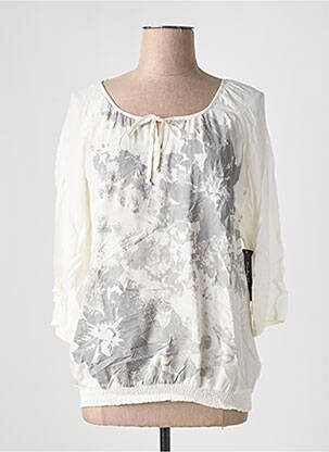 Blouse imprimé fleurs manches 3/4 beige BETTY BARCLAY femme