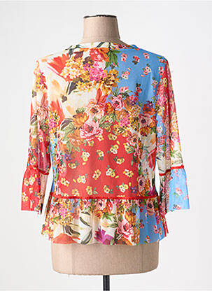 Gilet manches longues manches 3/4 rouge OLIVIER PHILIPS femme