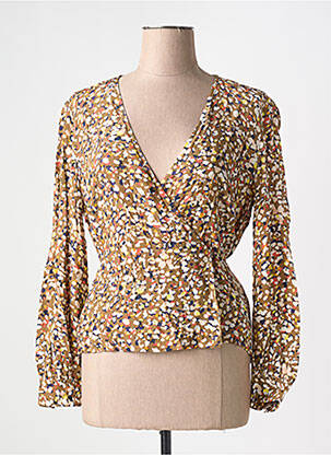 Gilet cache-cœur coupe cintrée marron S.OLIVER femme