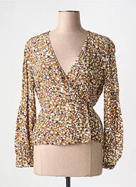 Gilet cache-cœur coupe cintrée marron S.OLIVER femme