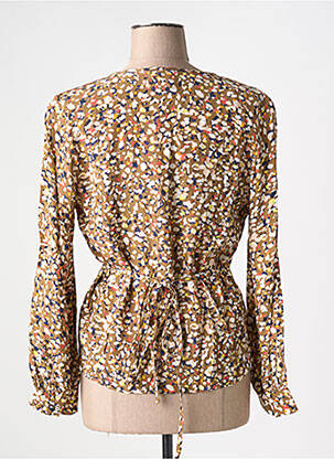 Gilet cache-cœur coupe cintrée marron S.OLIVER femme