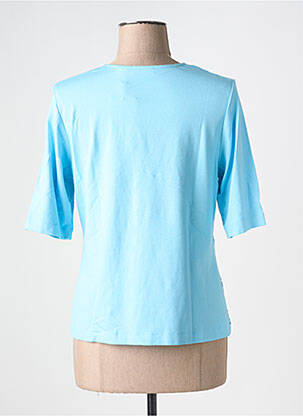 T-shirt col v manches courtes bleu RABE femme