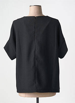 Blouse manches courtes manches courtes noir LA FEE MARABOUTEE femme