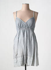 Robe courte gris LAUREN VIDAL pour femme seconde vue
