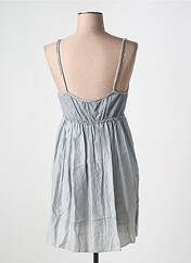 Robe courte gris LAUREN VIDAL pour femme seconde vue