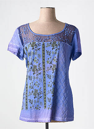 T-shirt violet ANGELS NEVER DIE pour femme