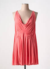 Tunique sans manche orange LAUREN VIDAL pour femme seconde vue