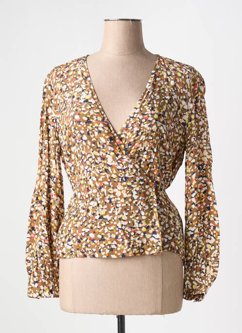 Gilet cache-cœur marron S.OLIVER pour femme