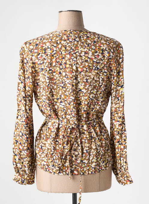 Gilet cache-cœur marron S.OLIVER pour femme