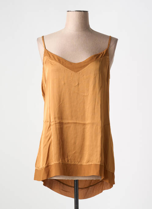 Top marron LA FEE MARABOUTEE pour femme