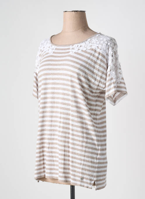 T-shirt marron GERRY WEBER pour femme