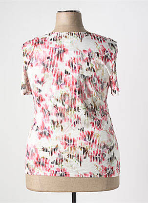 T-shirt stretch manches courtes rose GEVANA femme