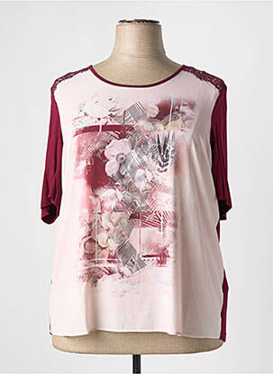 T-shirt coupe droite manches courtes rouge GERRY WEBER femme