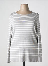 Pull coupe cintrée manches longues gris GERRY WEBER femme